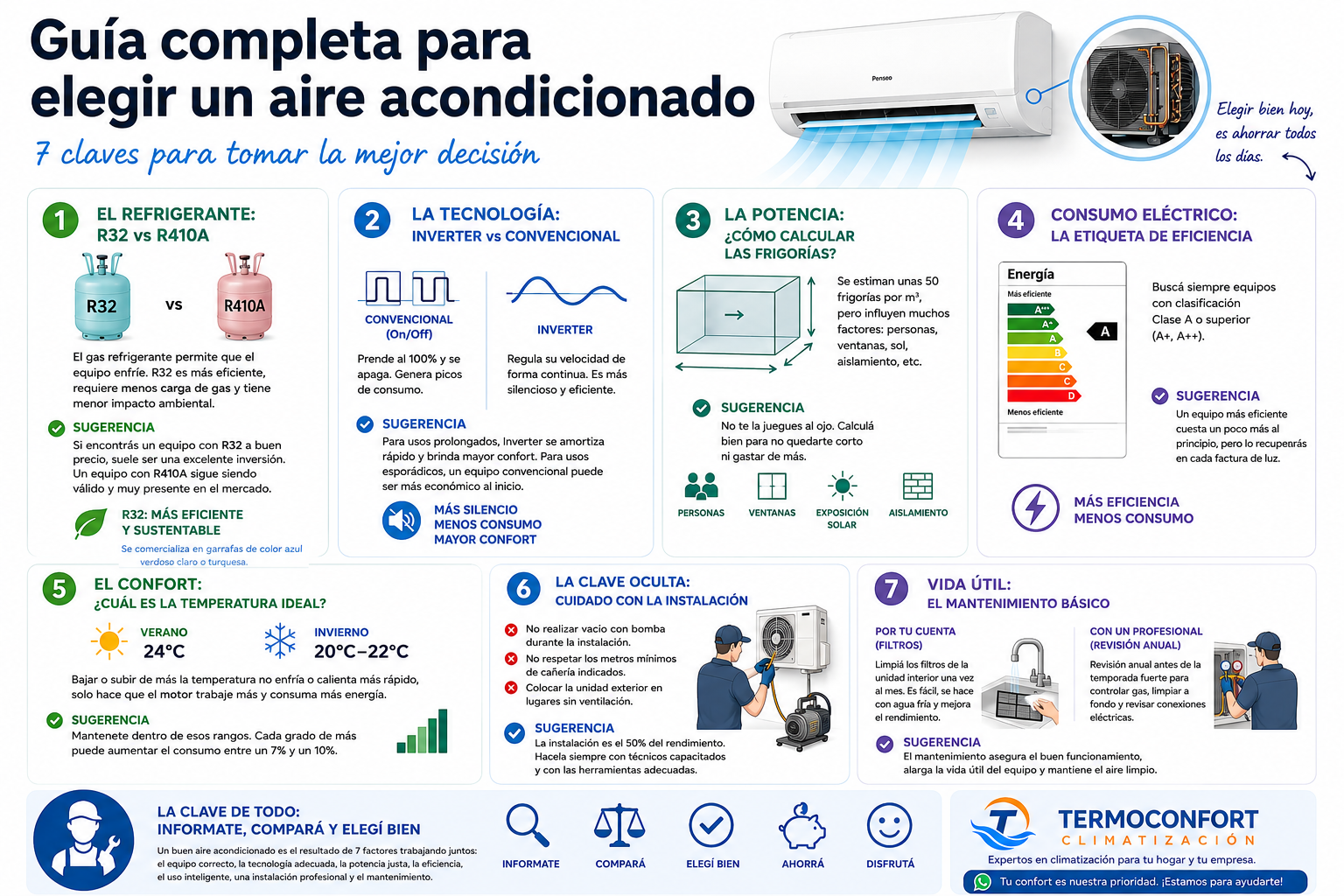 Guia de elección de aires